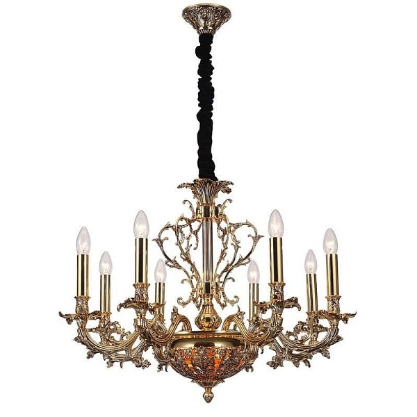 Люстра подвесная LUCIA TUCCI Firenze Antique Gold Firenze 1780.8.2 Antique Gold